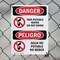Signmission Safety Culture Sign, 7 in Width, Plastic, Rectangle, Bilingual OS-2PACK-DS-P-710-VS-1501 - alternate 8